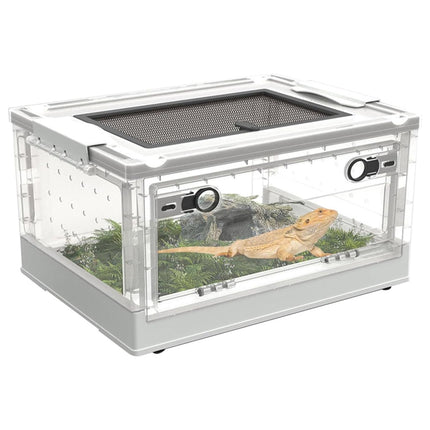 Foldable Hamster Breeding Box Transparent Small Pet Viewing House Indoor Habitat
