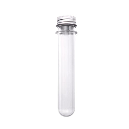 125PCS 45ml Clear Cylinder Test Tube with Lid Bottle Small Storage Container