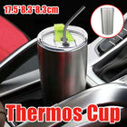 Double Wall Stainless Steel Insulated Coffee Tea Beer Travel Mug Home Office Cup