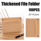100PCS Waterproof Thickened File Envelopes Self Seal for Office School Document