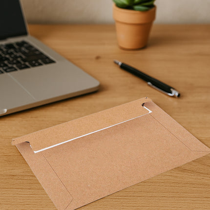 100PCS Waterproof Thickened File Envelopes Self Seal for Office School Document