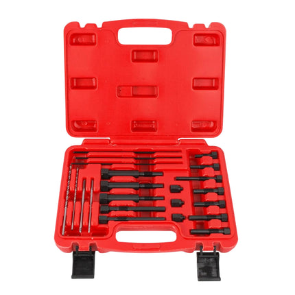 Glow Plug Removal Tool Set 22PCS Diesel Electrode Extractor Thread Repair Kit