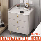 3 Drawer Nightstand Bedroom Storage Cabinet Minimalist Bedside Locker Organizer