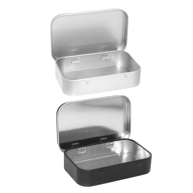20PCS Connected Flip Top Tin Box Small Item Storage Case For Craft Jewelry Use