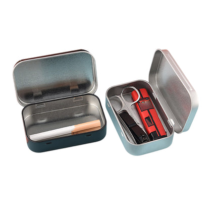 20PCS Connected Flip Top Tin Box Small Item Storage Case For Craft Jewelry Use