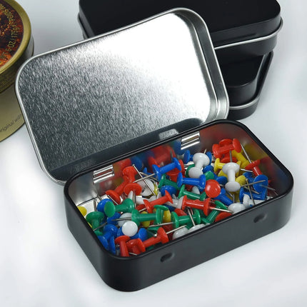 20PCS Connected Flip Top Tin Box Small Item Storage Case For Craft Jewelry Use