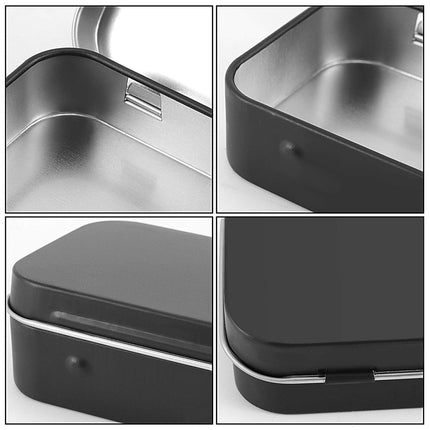 20PCS Connected Flip Top Tin Box Small Item Storage Case For Craft Jewelry Use