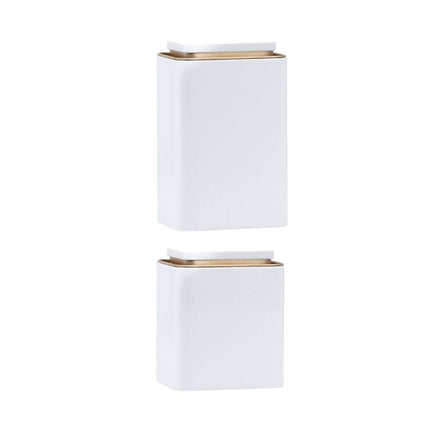 Metal Storage Tin Box Set Square Containers with Lid 5 Pack 2 Sizes