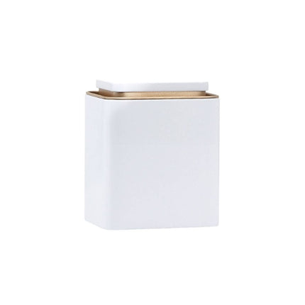 Metal Storage Tin Box Set Square Containers with Lid 5 Pack 2 Sizes