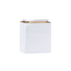 Metal Storage Tin Box Set Square Containers with Lid 5 Pack 2 Sizes