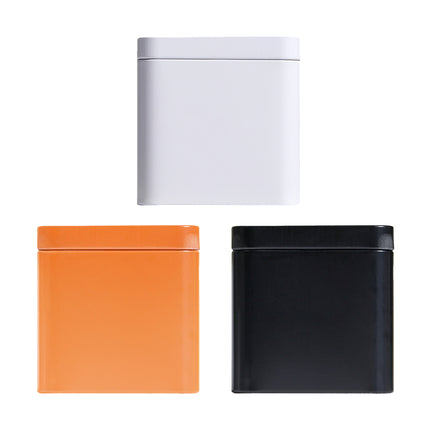 5-Pack Mini Square Tin Storage Box Small Metal Canisters for Home Travel Gift