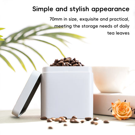 5-Pack Mini Square Tin Storage Box Small Metal Canisters for Home Travel Gift