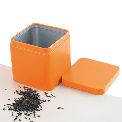 5-Pack Mini Square Tin Storage Box Small Metal Canisters for Home Travel Gift