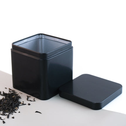 5-Pack Mini Square Tin Storage Box Small Metal Canisters for Home Travel Gift