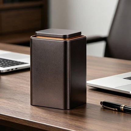 Square Metal Storage Containers with Lid Tinplate Boxes 5 Pack 2 Sizes