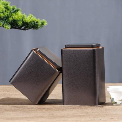 Square Metal Storage Containers with Lid Tinplate Boxes 5 Pack 2 Sizes