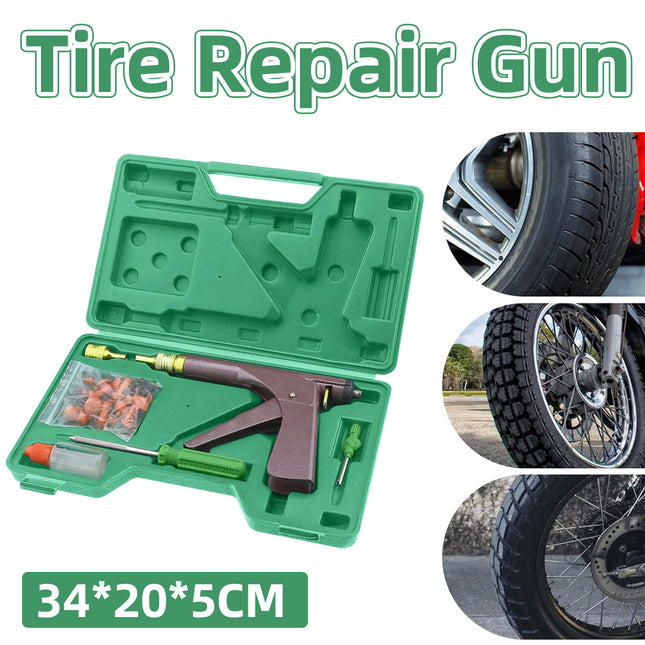 Tire Repair Tool Kit for Vehicle Moto Emergency Flat Tire Puncture Fix Set