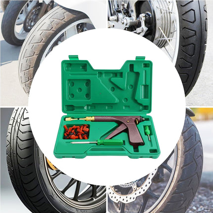 Tire Repair Tool Kit for Vehicle Moto Emergency Flat Tire Puncture Fix Set