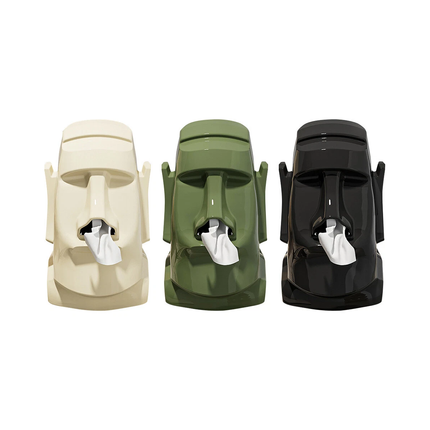 Statue Eyeglass Holder 3 in 1 Paper Towel Box Headphone Bracket Table Household