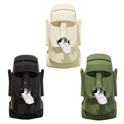 Statue Eyeglass Holder 3 in 1 Paper Towel Box Headphone Bracket Table Household