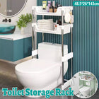 Toilet Storage Rack Over Toilet Shelf Floor Stand Bathroom Organiser Small Space