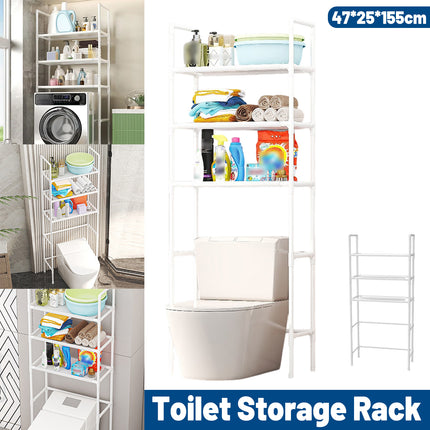Kitchen Bathroom Floor Standing Storage Rack Multi Layer Sturdy Waterproof