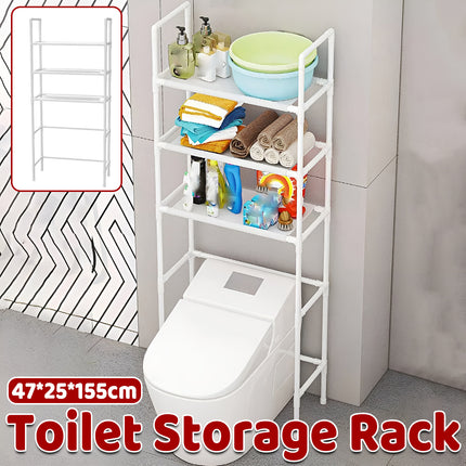 Kitchen Bathroom Floor Standing Storage Rack Multi Layer Sturdy Waterproof