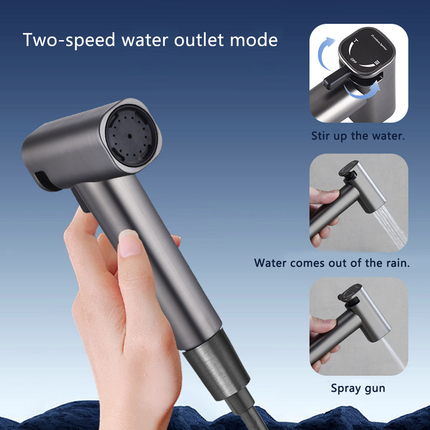 Toilet Spray Gun High Pressure Bidet Faucet Nozzle Bathroom Washer Jet Cleaner