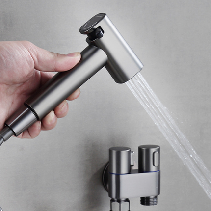 Toilet Spray Gun High Pressure Bidet Faucet Nozzle Bathroom Washer Jet Cleaner