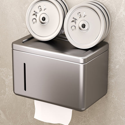 Suction Cup Tissue Holder Wall Mounted Tissue Box Paper Roll Dispenser Box