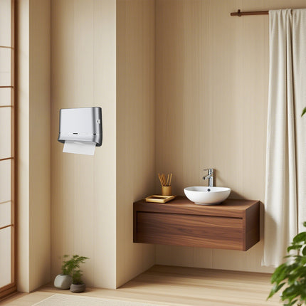 Commercial Hand Towel Dispenser Wall Mounted Tissue Box Easy Install Durable