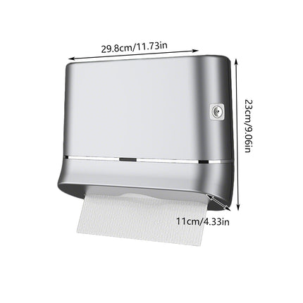 Commercial Hand Towel Dispenser Wall Mounted Tissue Box Easy Install Durable