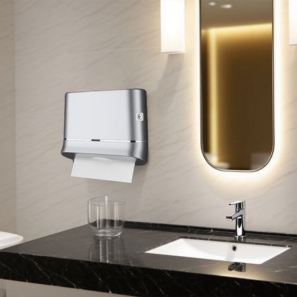 Commercial Hand Towel Dispenser Wall Mounted Tissue Box Easy Install Durable