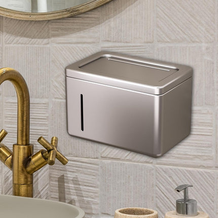 Suction Cup Tissue Holder Wall Mounted Tissue Box Paper Roll Dispenser Box