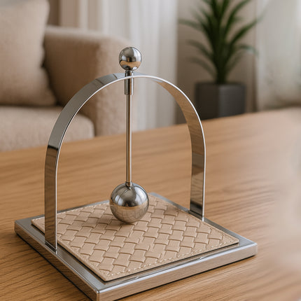 Stainless Steel Square Tabletop Tissue Holder for Kitchen Cafe Restaurant Decor