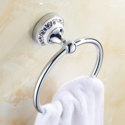 Towel Rack Wall Mounted Towel Hook Bathroom Accessories Hanger Storage Organizer