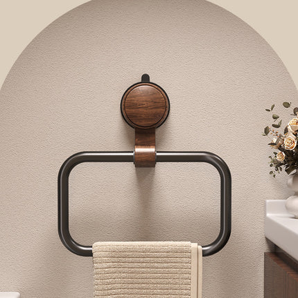 Suction Cup Towel Rack Wall mounted Bathroom Towel Circular Bath Towel Rack