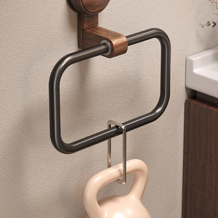 Suction Cup Towel Rack Wall mounted Bathroom Towel Circular Bath Towel Rack