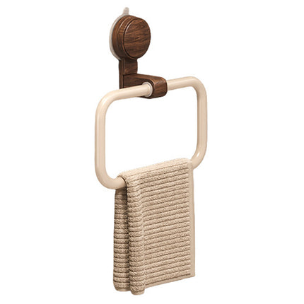 Suction Cup Towel Rack Wall mounted Bathroom Towel Circular Bath Towel Rack