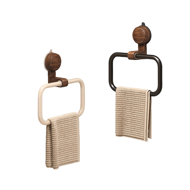 Suction Cup Towel Rack Wall mounted Bathroom Towel Circular Bath Towel Rack