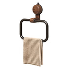 Suction Cup Towel Rack Wall mounted Bathroom Towel Circular Bath Towel Rack