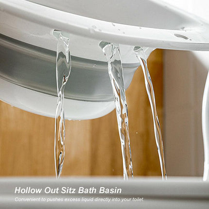 Foldable Hanging Toilet Sitz Bath For Postpartum Hemorrhoids Patients Healing Au - Aimall
