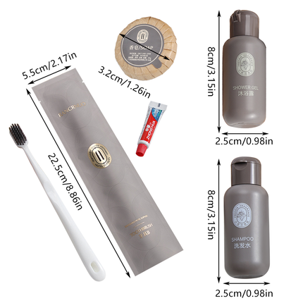 Hotel Supplies Toiletries Travel Size Shampoo Soap Disposable Bath Guest Room
