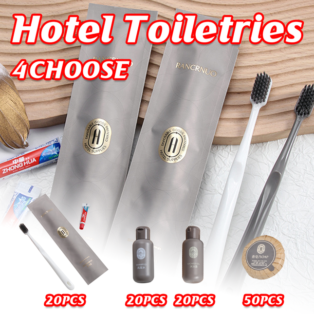 Hotel Supplies Toiletries Travel Size Shampoo Soap Disposable Bath Guest Room