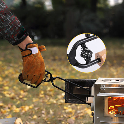 Barbecue Tongs Outdoor Camping Charcoal Fire Grill Tool for Cooking Picnic BBQ