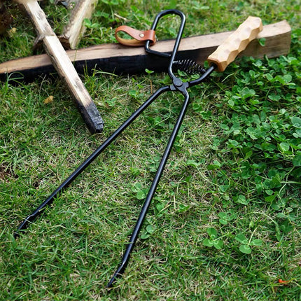 Barbecue Tongs Outdoor Camping Charcoal Fire Grill Tool for Cooking Picnic BBQ