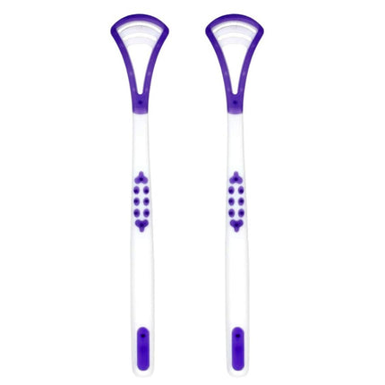 1/2X Double Head Tongue Cleaner FDA Approved Dental Scraper