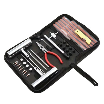 46PCS Car Tire Repair Kit Patch Plug Puncture Emergency for Car Truck Motorbike
