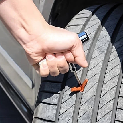 46PCS Car Tire Repair Kit Patch Plug Puncture Emergency for Car Truck Motorbike