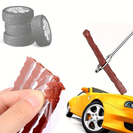 46PCS Car Tire Repair Kit Patch Plug Puncture Emergency for Car Truck Motorbike